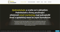 Desktop Screenshot of emailacademy.cz