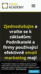 Mobile Screenshot of emailacademy.cz